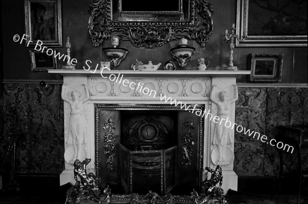 BANTRY HOUSE BLUE SALOON FIREPLACE